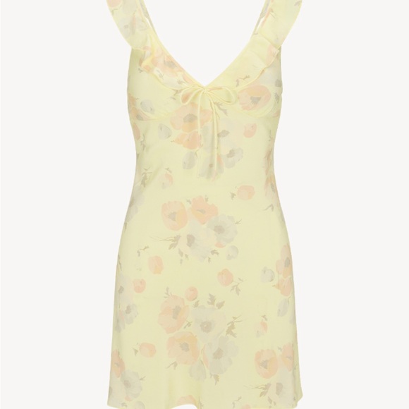 Realisation Par THE HAZEL Light Yellow Floral Dress - Picture 3 of 9